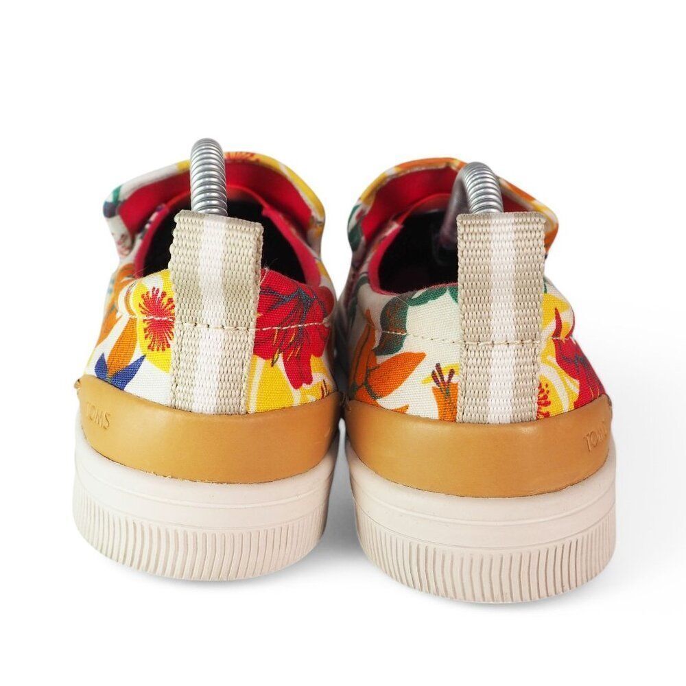 Toms TRVL Lite Floral Print Slip-on Casual Sneakers White Multicolor Women's 5.5 - Picture 5 of 11